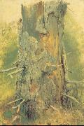 Ivan Shishkin Bark on Dried Up Tree painting